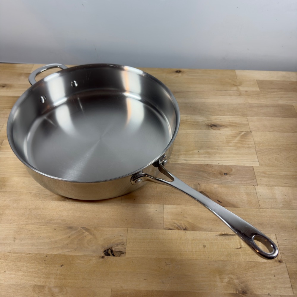 Kirkland Signature 5.5 QT Stainless Steel Saute Pan Made in Italy NSF 12 inch